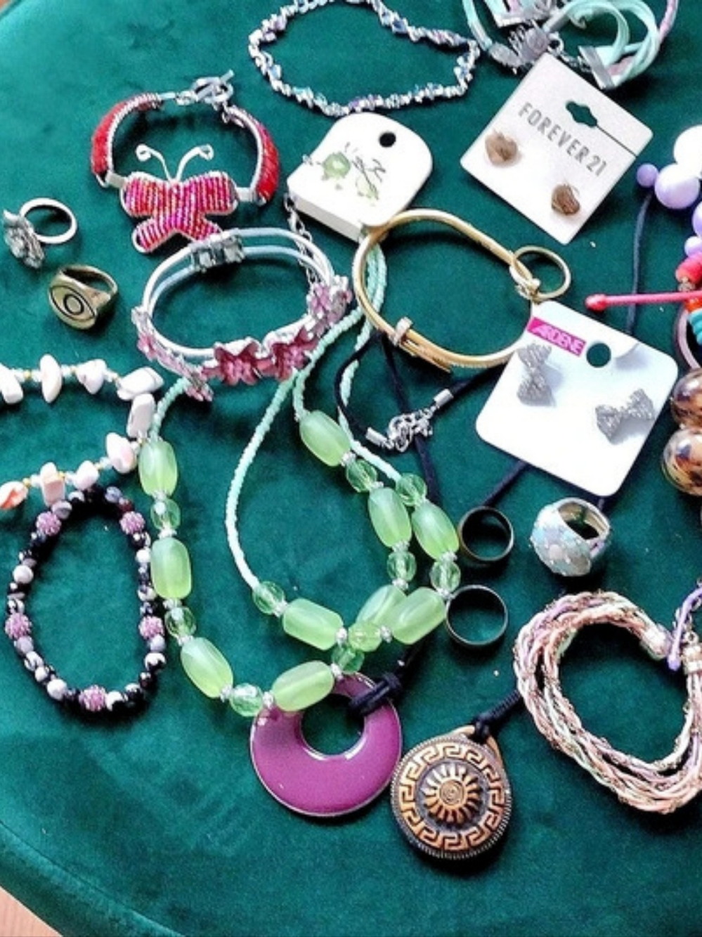 Multicolor Costume Jewelry Lot